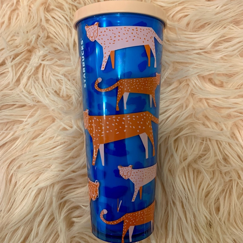Starbucks tumbler cheetahs